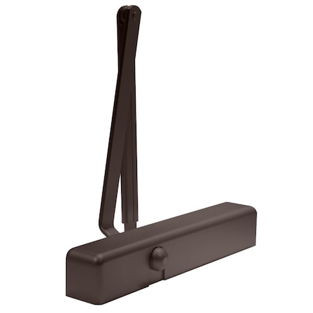 Dorma Flat Form Complete Surface Closer, Non-Hold Open, Tri-Pack, Reveals to 4 Inches, Dark Bronze Painted 8616 AF86P 695